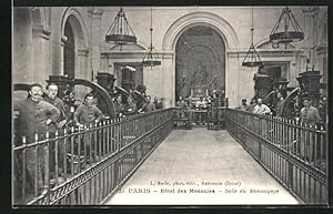 Ansichtskarte Paris, Hotel des Monnaies / Staatliche Münzpresse, Salle du Monnayage