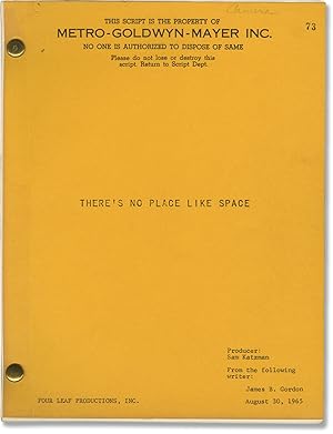 Seller image for Hold On! [There's No Place Like Space] (Original screenplay for the 1966 film) for sale by Royal Books, Inc., ABAA