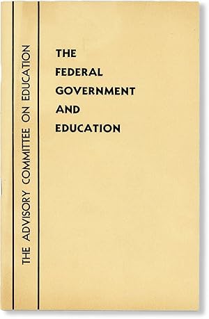 The Federal Government and Education