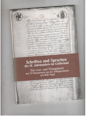 Bild des Verkufers fr Schriften und Sprachen des 18. Jahrhunderts im Gelderland zum Verkauf von manufactura