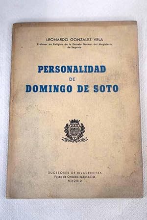 Seller image for Personalidad de Domingo de Soto for sale by Alcan Libros