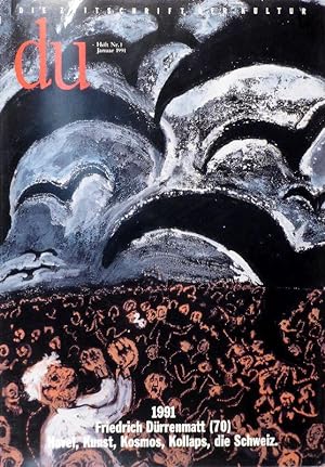 Bild des Verkufers fr DU Nr. 599. Friedrich Drrenmatt (70). Havel, Kunst, Kosmos, Kollaps, die Schweiz. zum Verkauf von Gerhard Zhringer Antiquariat & Galerie Online