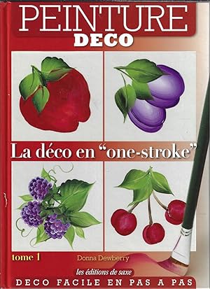 peinture déco, la déco en "one-stroke" t.1