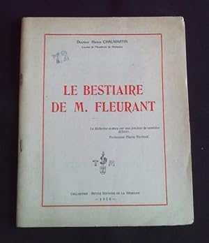 Seller image for Le bestiaire de M. Fleurant for sale by Librairie Ancienne Zalc