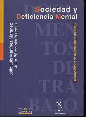 Image du vendeur pour Sociedad y deficiencia mental. mis en vente par Librera Santa Brbara