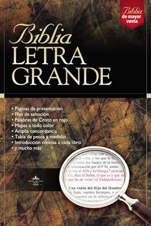 Bild des Verkufers fr Biblia Letra Grande : Reina Valera 1960, Black, Leatherflex -Language: spanish zum Verkauf von GreatBookPricesUK