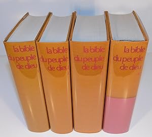 LA BIBLE DU PEUPLE DE DIEU (complet des 4 volumes, ancien et nouveau testament)