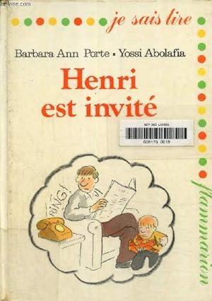 Bild des Verkufers fr Henri est invit zum Verkauf von Le-Livre