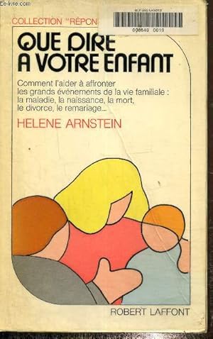 Seller image for Que dire  votre enfant for sale by Le-Livre