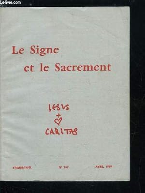 Seller image for Jesus Caritas n 182 - Les signes dans nos vies, Les signes dans la vie quotidienne par A.M., Le signe du visage par A.M., Signes des temps par Ange Matti, De l'objet de pit a l'icone, L'art et le signe, Le signe de la cration par Carlo Carretto for sale by Le-Livre