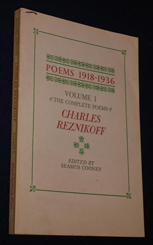 Immagine del venditore per Poems 1918-1936 (Volume 1) venduto da Pensees Bookshop