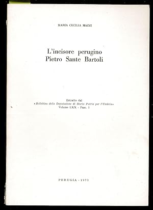 Bild des Verkufers fr L'incisore perugino Pietro Sante Bartoli zum Verkauf von Sergio Trippini