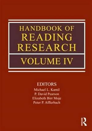 Immagine del venditore per Handbook of Reading Research venduto da GreatBookPricesUK