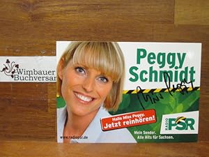 Imagen del vendedor de Original Autogramm Peggy Schmidt Radio PSR /// Autogramm Autograph signiert signed signee a la venta por Antiquariat im Kaiserviertel | Wimbauer Buchversand