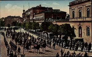 Ansichtskarte / Postkarte Warszawa Warschau Polen, Einzug des Prinzen Leopold von Bayern