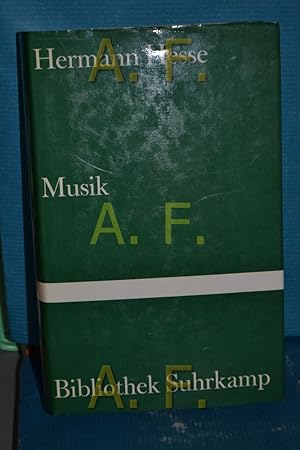 Imagen del vendedor de Musik : Betrachtungen, Gedichte, Rezensionen und Briefe , [eine Dokumentation]. Hermann Hesse. Mit einem Essay von Hermann Kasack. [Ausgew. und zsgest. von Volker Michels] / Bibliothek Suhrkamp , Bd. 483 a la venta por Antiquarische Fundgrube e.U.