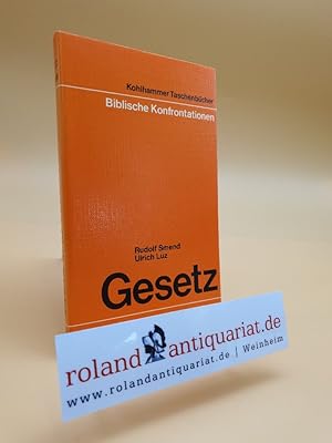 Seller image for Gesetz. for sale by Roland Antiquariat UG haftungsbeschrnkt