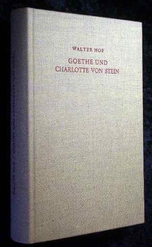 Imagen del vendedor de Wo sich der Weg im Kreise schliesst : Goethe und Charlotte von Stein. a la venta por Roland Antiquariat UG haftungsbeschrnkt