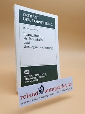 Bild des Verkufers fr Evangelium als literarische und theologische Gattung. zum Verkauf von Roland Antiquariat UG haftungsbeschrnkt