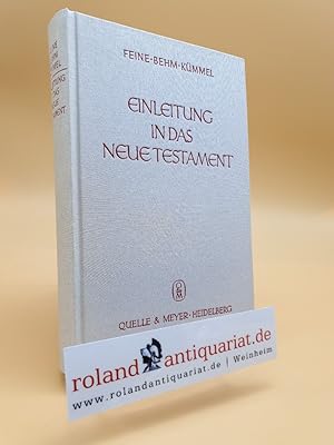 Bild des Verkufers fr Einleitung in das Neue Testament. zum Verkauf von Roland Antiquariat UG haftungsbeschrnkt