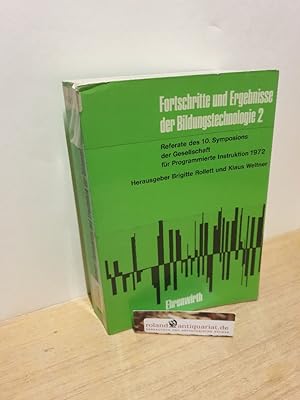 Seller image for Fortschritte und Ergebnisse der Bildungstechnologie II for sale by Roland Antiquariat UG haftungsbeschrnkt