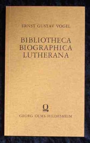 Image du vendeur pour Bibliotheca biographica Lutherana : bersicht d. gedruckten Martin Luther betreffenden biograph. Schriften. Reprograf. Nachdr. d. Ausg. Halle 1851. mis en vente par Roland Antiquariat UG haftungsbeschrnkt