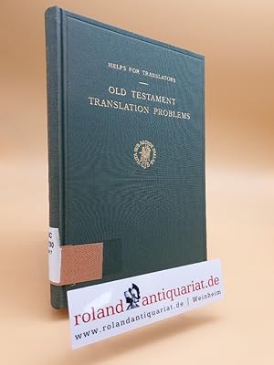 Bild des Verkufers fr Old Testament Translation Problems. Leiden, Brill, zum Verkauf von Roland Antiquariat UG haftungsbeschrnkt