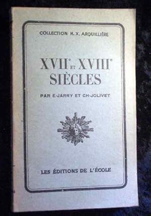 Seller image for XVII et XVIII Siecles. Collection H. X. Arquilliere. for sale by Roland Antiquariat UG haftungsbeschrnkt