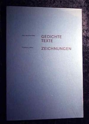 Imagen del vendedor de Gedichte. Texte. Zeichnungen. a la venta por Roland Antiquariat UG haftungsbeschrnkt