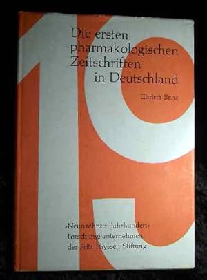 Bild des Verkufers fr Die ersten pharmakologischen Zeitschriften in Deutschland. Studien zur Medizingeschichte des neunzehnten Jahrhunderts ; Bd. 2 zum Verkauf von Roland Antiquariat UG haftungsbeschrnkt