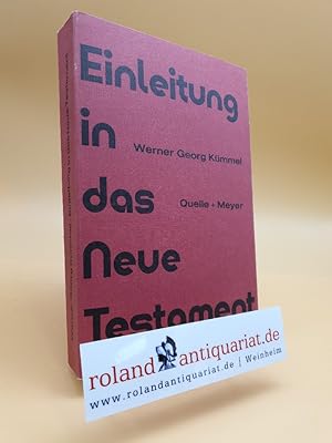 Bild des Verkufers fr Einleitung in das Neue Testament. zum Verkauf von Roland Antiquariat UG haftungsbeschrnkt