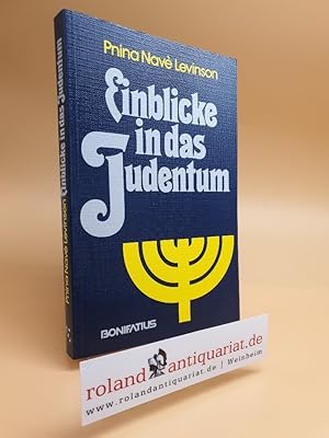 Bild des Verkufers fr Einblicke in das Judentum. Paderborn, Bonifatius, zum Verkauf von Roland Antiquariat UG haftungsbeschrnkt