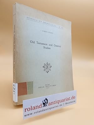 Bild des Verkufers fr Old Testament and Oriental Studies. Rome, Biblical Institute Press, zum Verkauf von Roland Antiquariat UG haftungsbeschrnkt