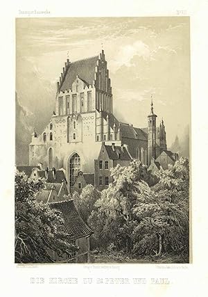 Bild des Verkufers fr Kirche zu St. Peter und Paul. zum Verkauf von Antiquariat Norbert Haas