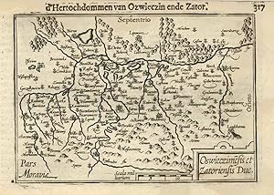 Seller image for d' Hertochdommen van Ozwieczn ende Zator. - 317 - Oswieczimensis et Zatoriensis Duc.':. for sale by Antiquariat Norbert Haas