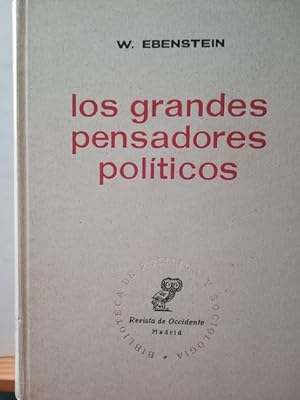 Imagen del vendedor de GRANDES PENSADORES POLÍTICOS a la venta por Librería Páramo