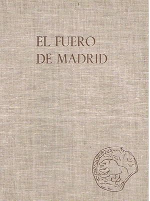 Imagen del vendedor de EL FUERO DE MADRID a la venta por Librera Torren de Rueda