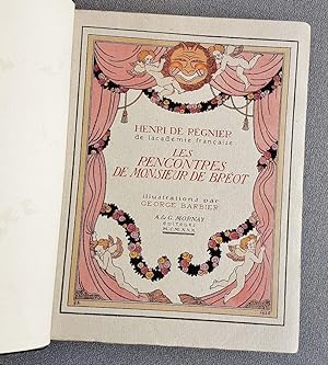 Les Rencontres de Monsieur de Bréot. Illustrations de George Barbier.