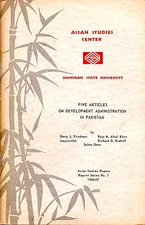 Seller image for Five Articles on Development Administration in Pakistan for sale by Book Booth
