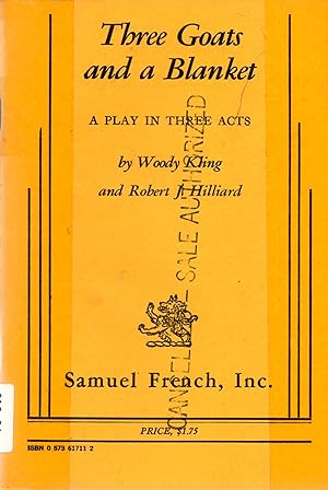 Seller image for Three Goats and a Blanket: A Play in Three Acts for sale by Book Booth