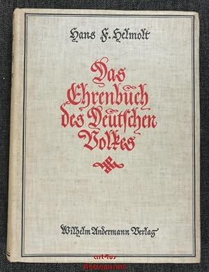 Imagen del vendedor de Das Ehrenbuch des Deutschen Volkes. a la venta por art4us - Antiquariat