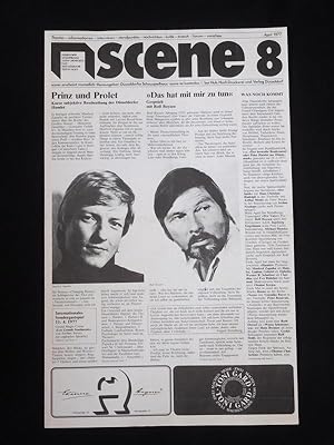 Image du vendeur pour scene 8, April 1977, Dsseldorfer Schauspielhaus. Theaterinformationen, Interviews, Standpunkte, Nachrichten, Kritik, Tratsch, Forum, Vorschau mis en vente par Fast alles Theater! Antiquariat fr die darstellenden Knste