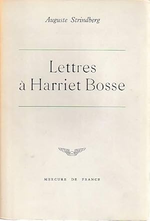 Seller image for Lettres  Harriet Bosse, for sale by L'Odeur du Book