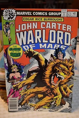 Immagine del venditore per John Carter Warlord of Mars. #21 Feb. 1979 venduto da History Bound LLC