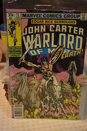 Immagine del venditore per John Carter Warlord of Mars #15 August 1978 venduto da History Bound LLC