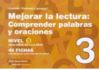 Imagen del vendedor de Coleccin estimular y aprender. Mejorar la lectura: comprender palabras y oraciones. Nivel 3. a la venta por Espacio Logopdico