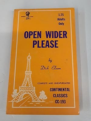 Seller image for Open Wider Please for sale by Chamblin Bookmine