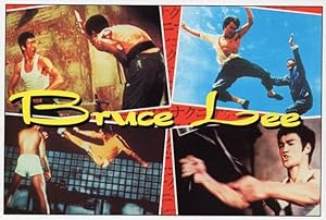 Bruce Lee Return Of The Dragon Movie Nunchaku Fight Postcard