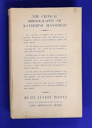 The Critical Bibliography of Katherine Mansfield.