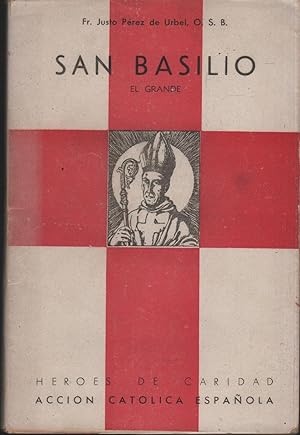 Imagen del vendedor de SAN BASILIO. El Grande. Heroes de Caridad. Accion Catolica Espaola. a la venta por Librera Hijazo